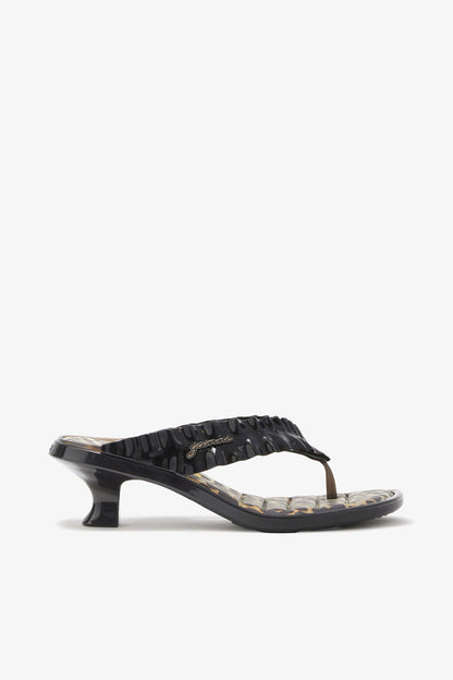 Melissa Thong Kitten Heel