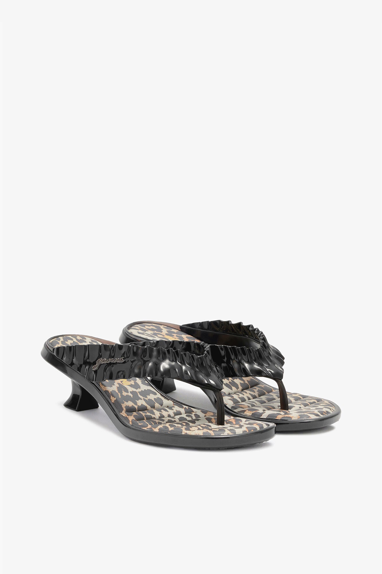Melissa Thong Kitten Heel