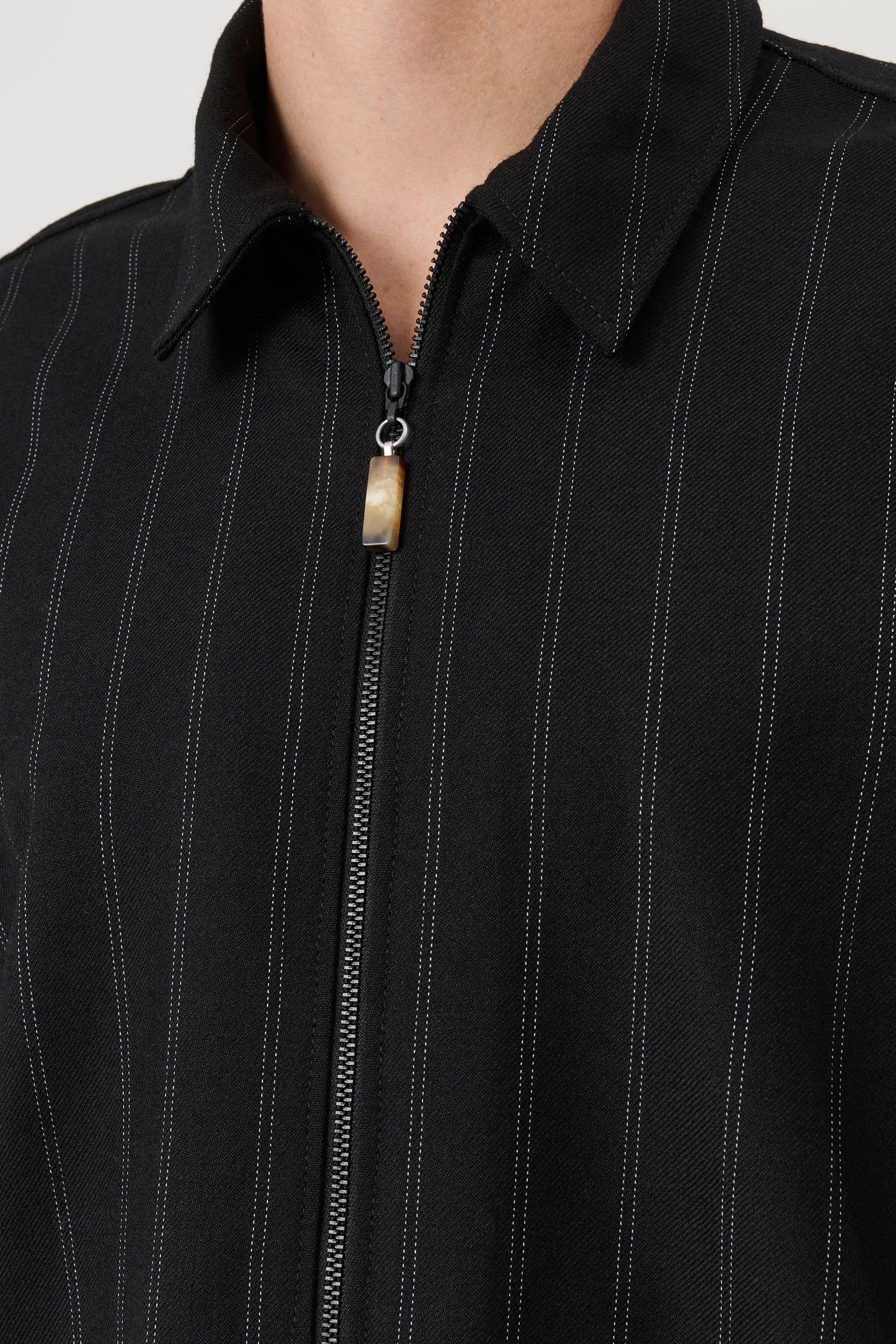 DERRY zip front shirt jacket – Andrá Reykjavík