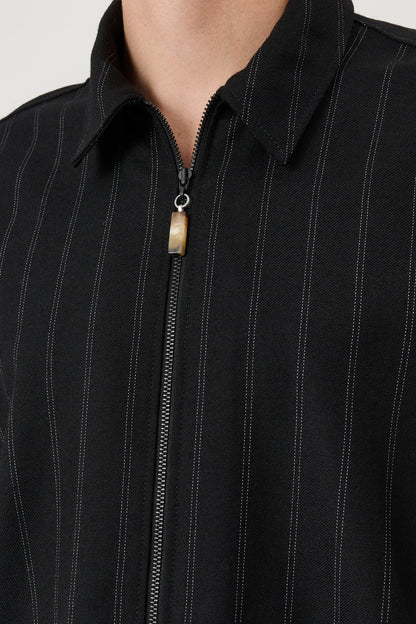 DERRY zip front shirt jacket