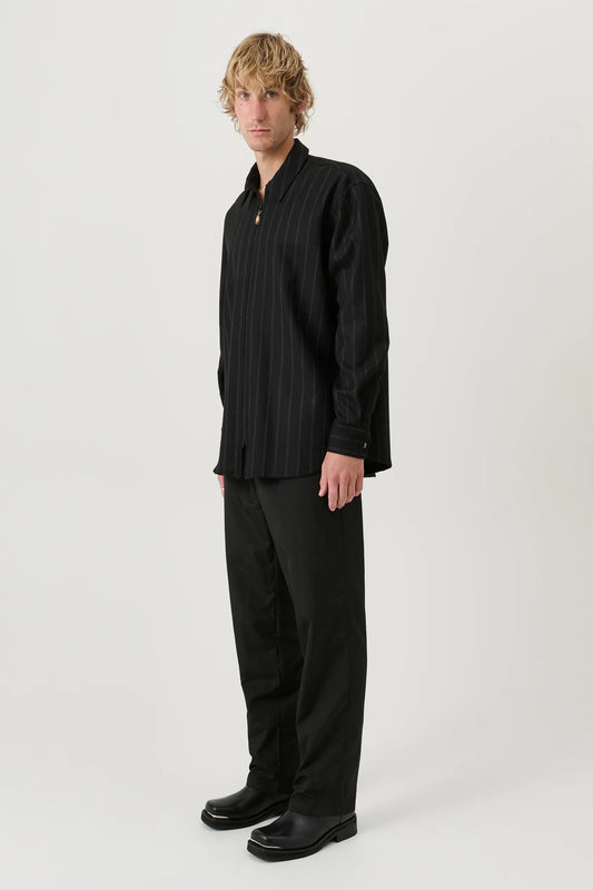 DERRY zip front shirt jacket