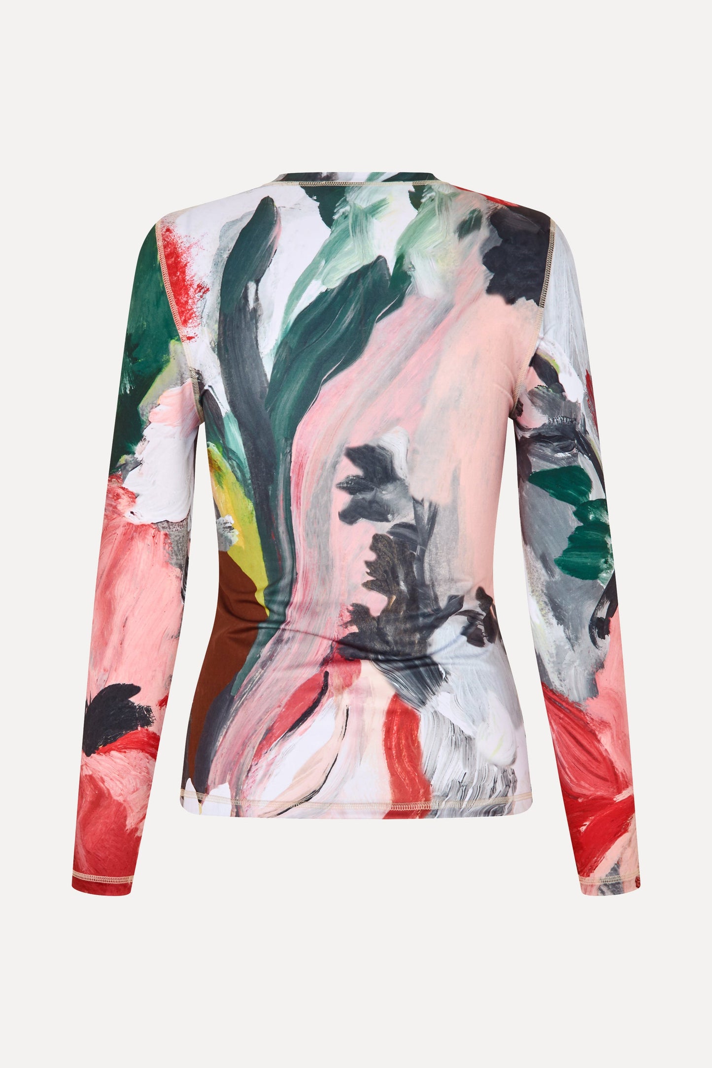 Stocking Jersey, Elastic Long Sleeve Top