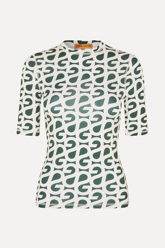 Elastic Short Sleeve T-Shirt