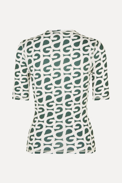 Elastic Short Sleeve T-Shirt