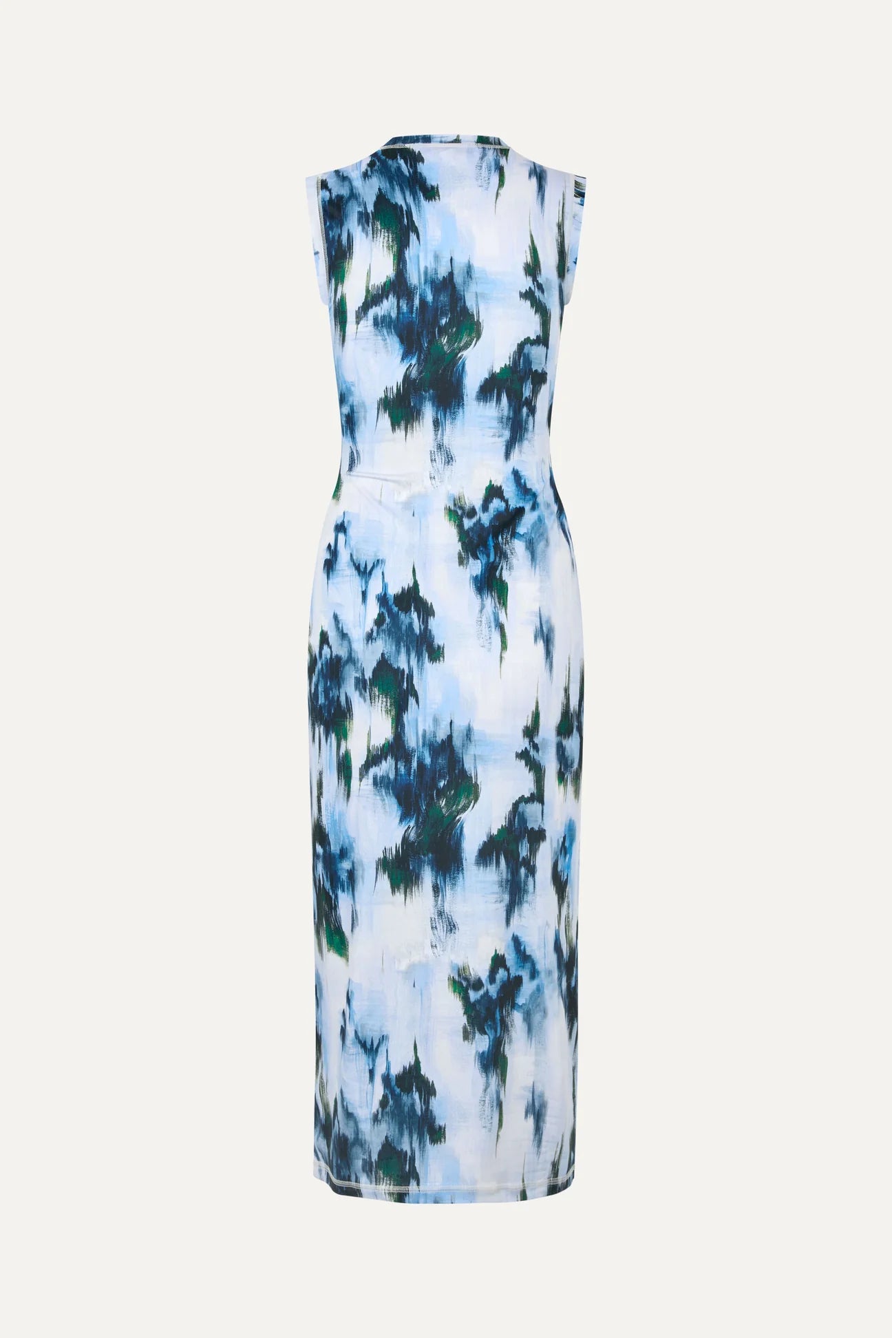 2244 Stocking Jersey, Elastic Tank Crewneck Dress