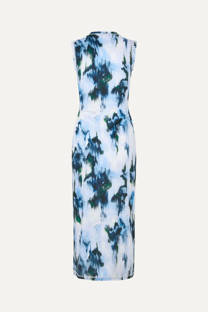 2244 Stocking Jersey, Elastic Tank Crewneck Dress