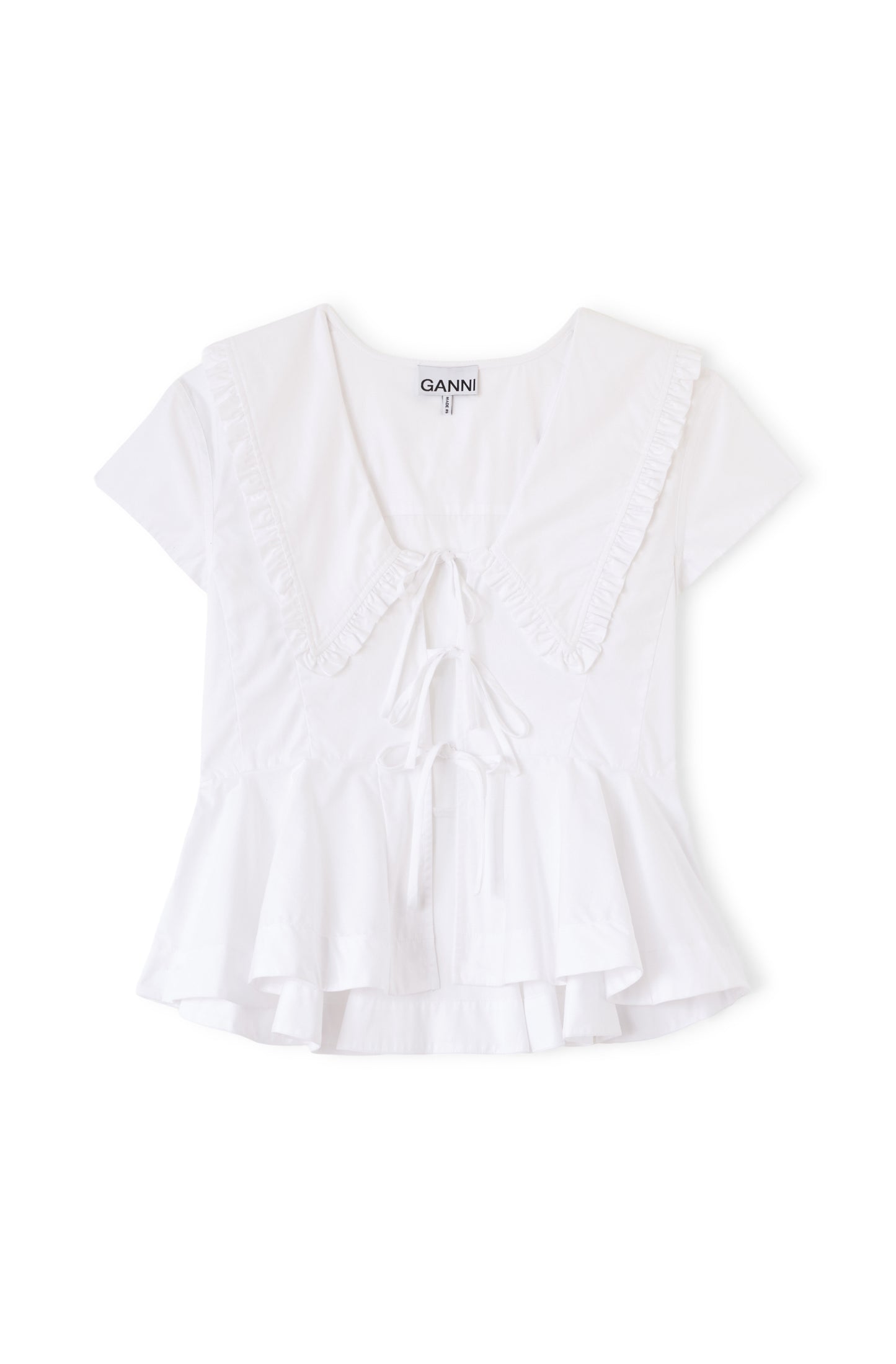 Compact Poplin Collar Blouse