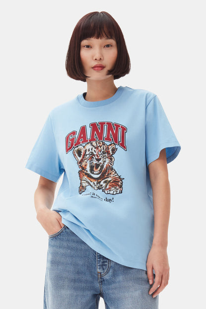 Basic Jersey Tiger Relaxed T-shirt