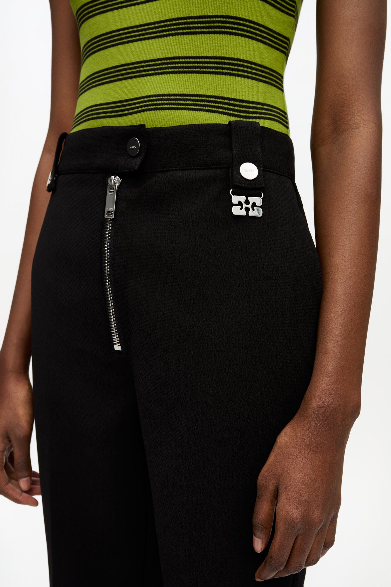 Bonded Crepe Pants