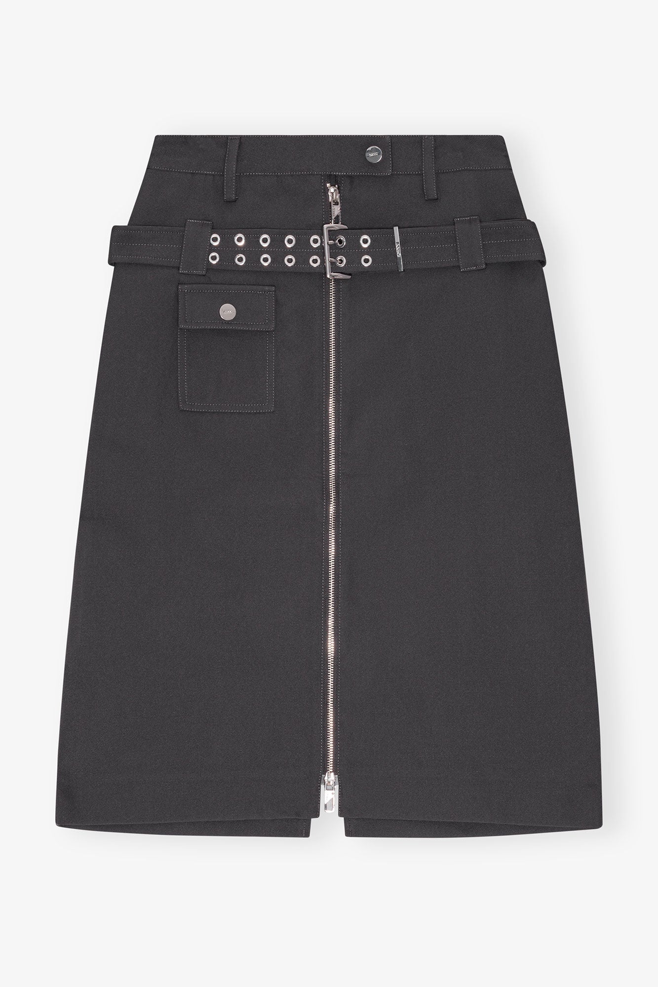 Heavy Twill Midi Skirt