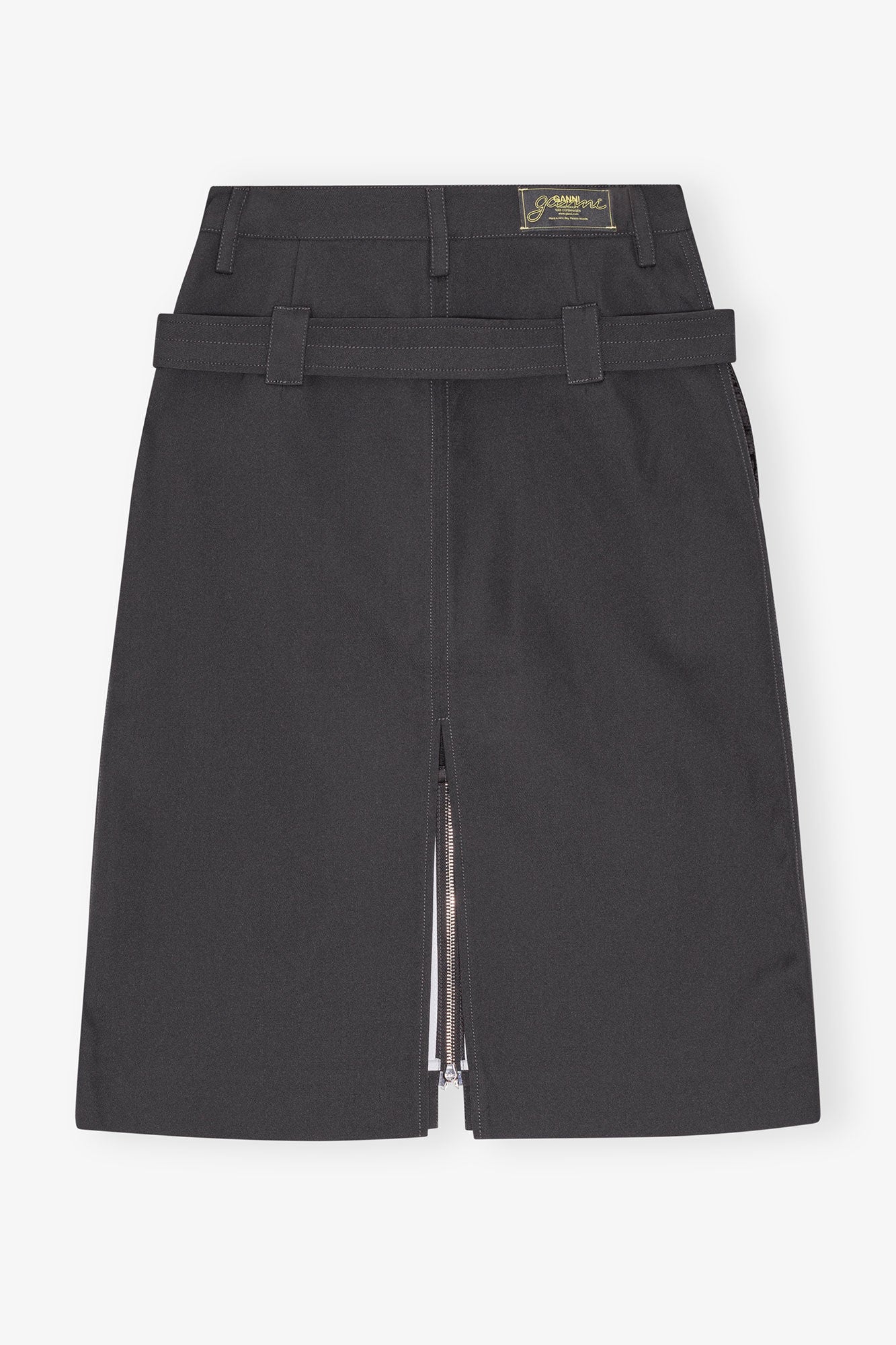 Heavy Twill Midi Skirt