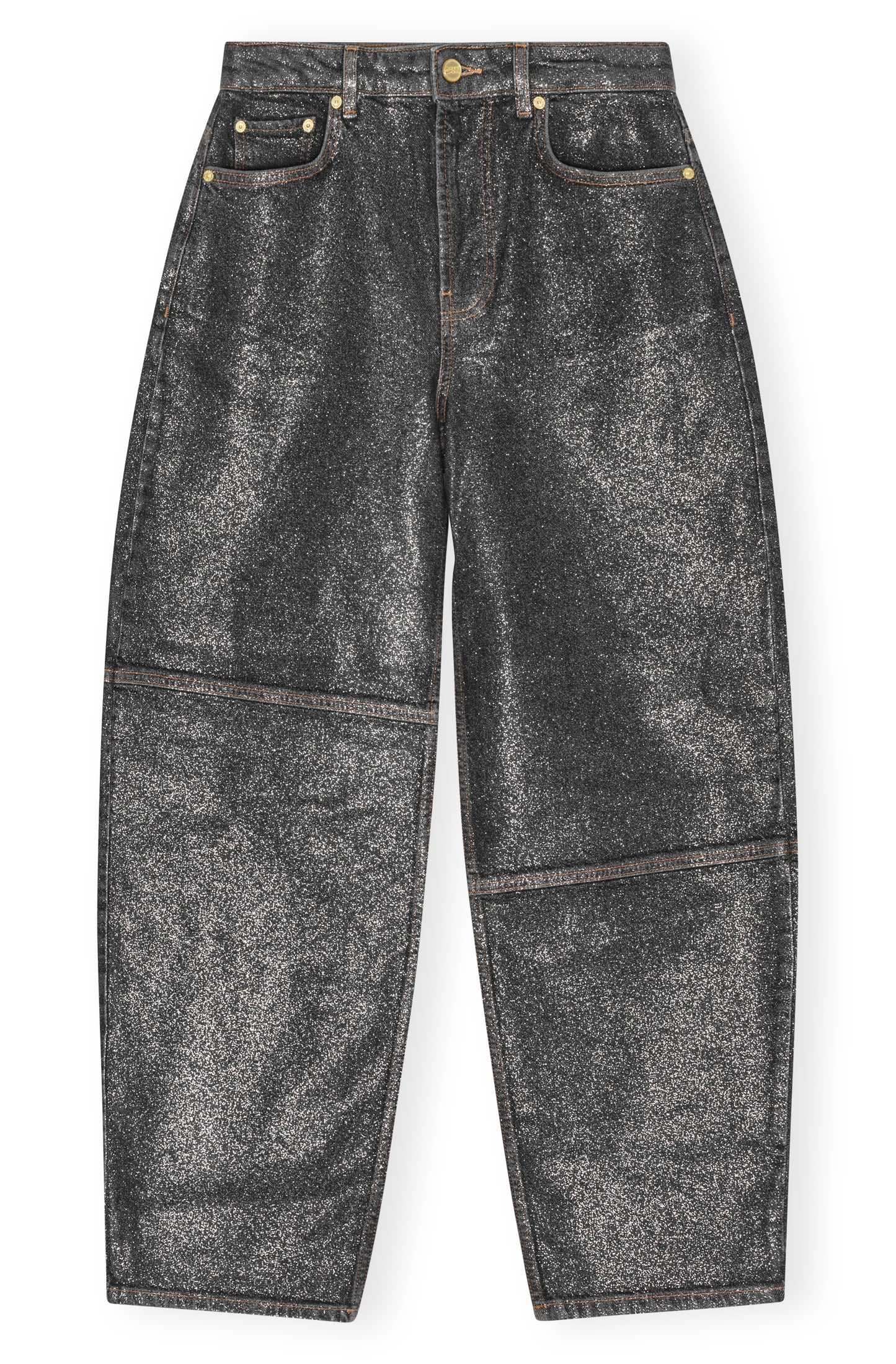 Shimmery Foil Denim Stary