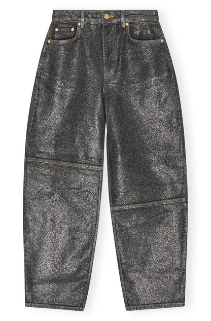 Shimmery Foil Denim Stary