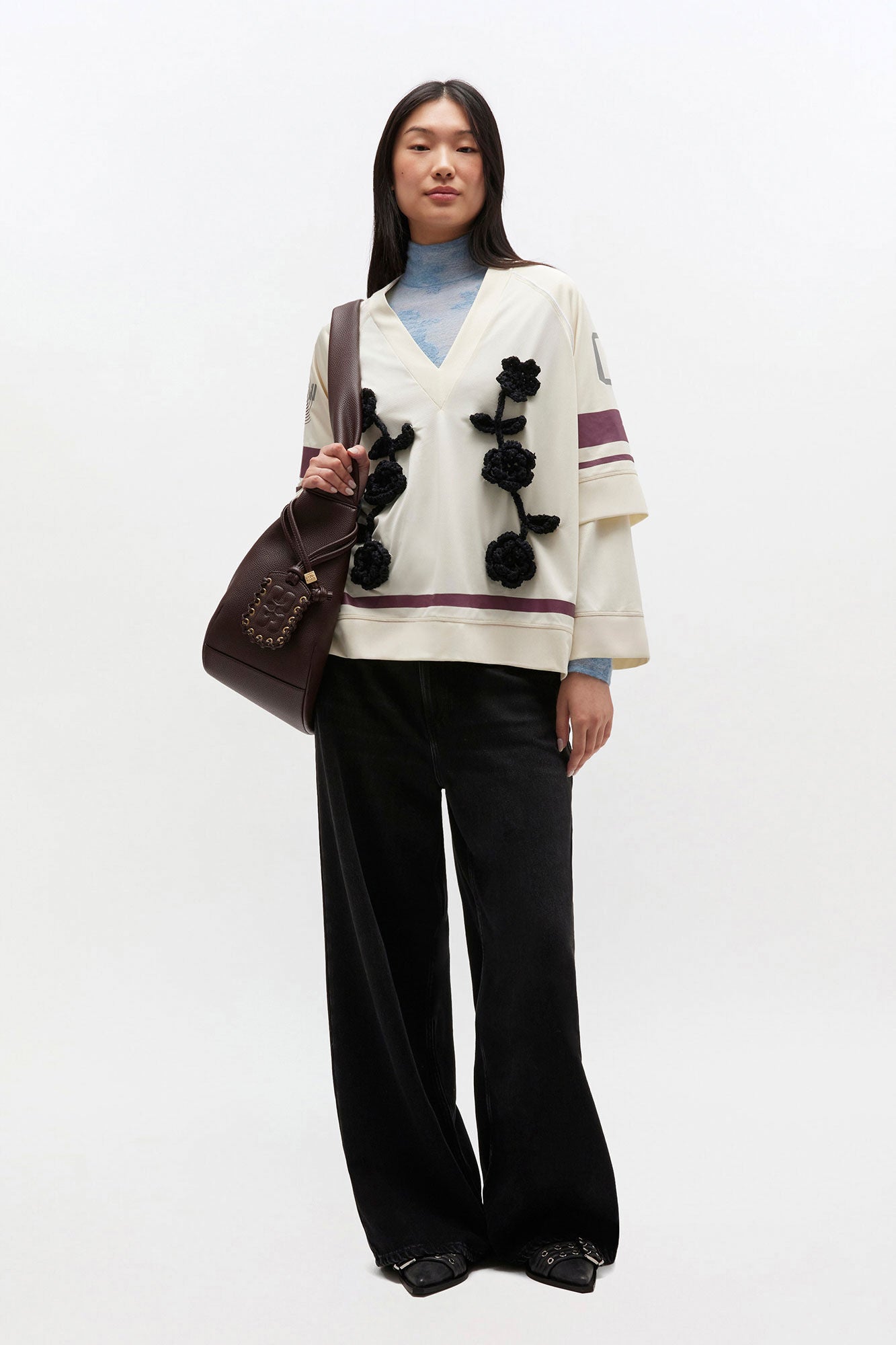 Soft Rigid Denim Baggy Jeans