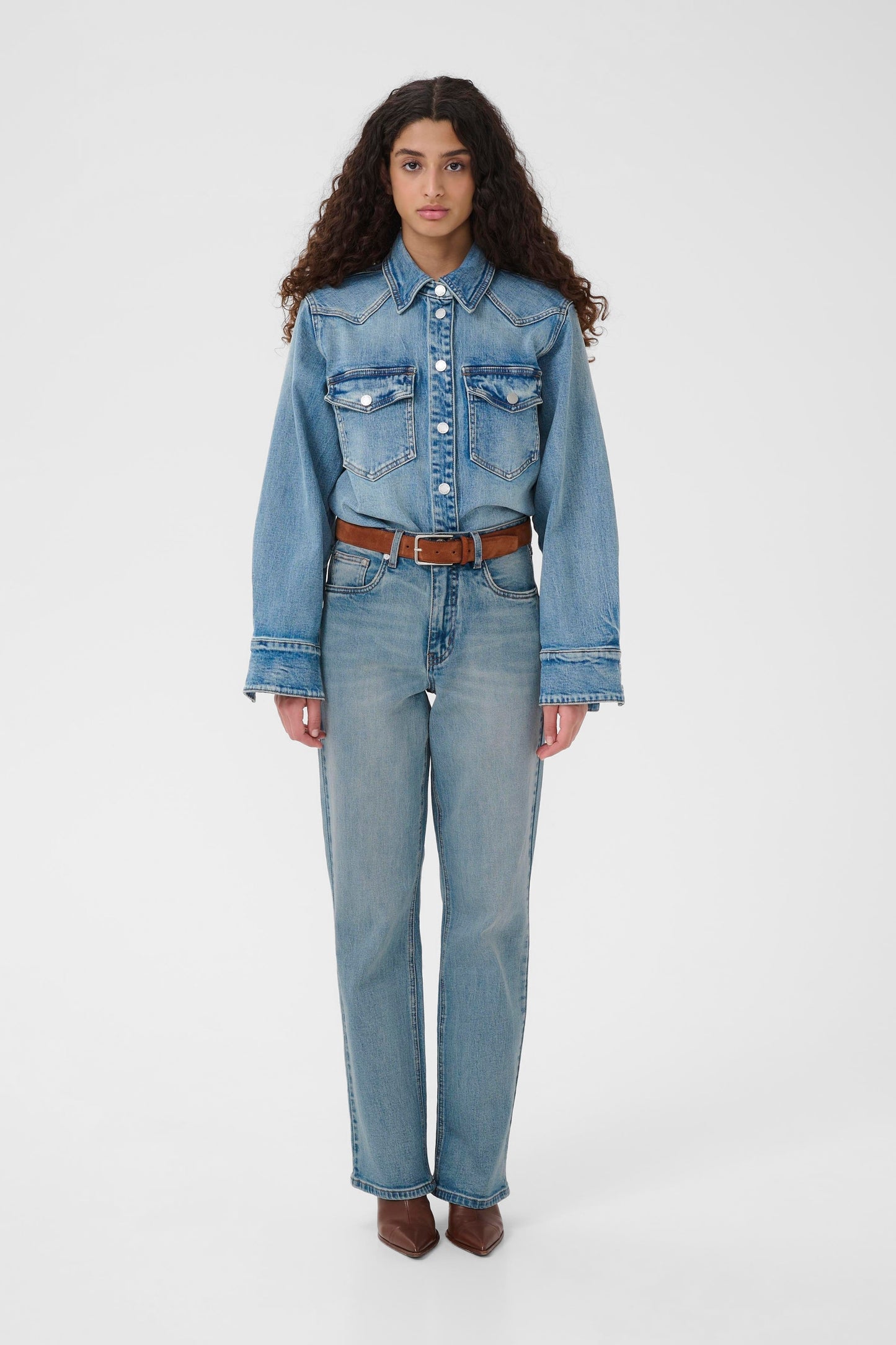 jade HW straight jeans