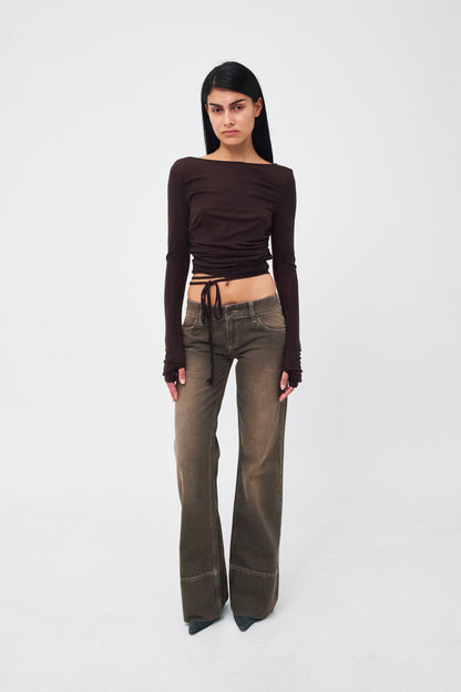 Luna Wrap Blouse
