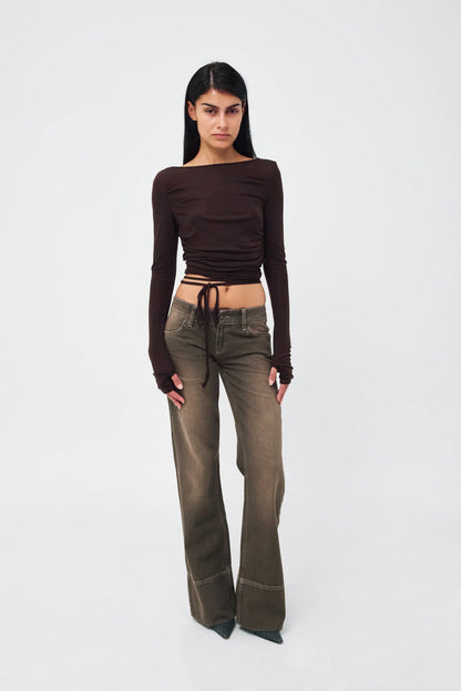 Luna Wrap Blouse
