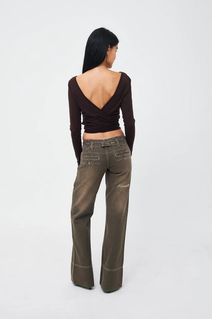 Luna Wrap Blouse