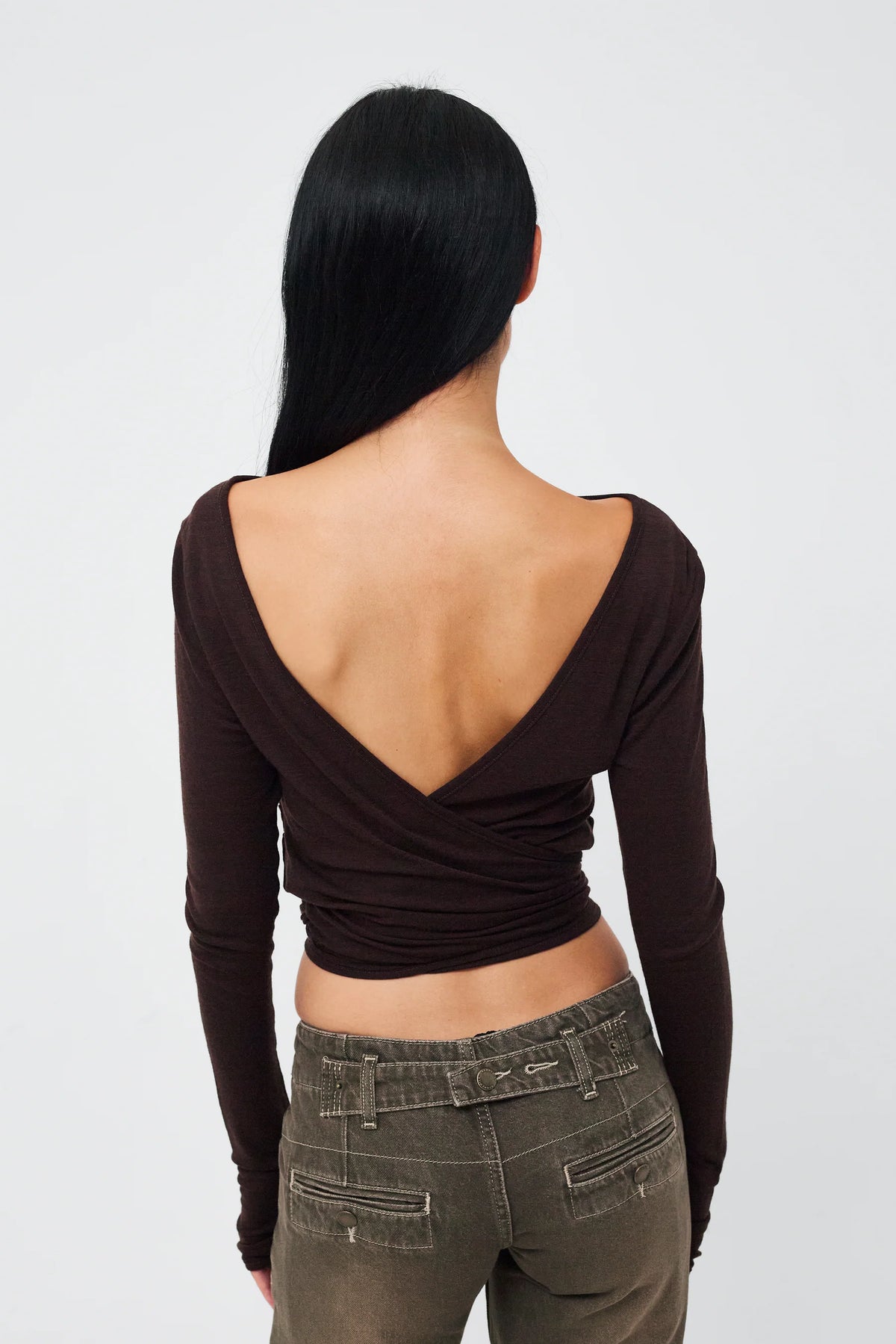 Luna Wrap Blouse