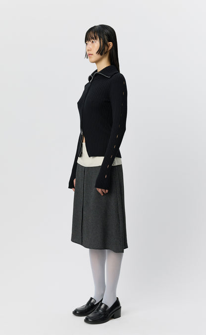 Knit Zip Sweater