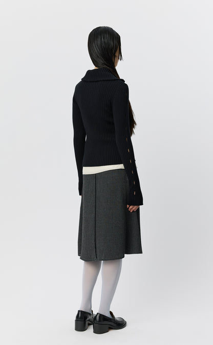 Knit Zip Sweater