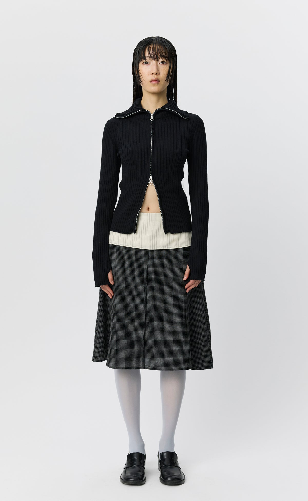 Knit Zip Sweater
