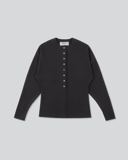 LAY2 ROUND-NECK CARDIGAN