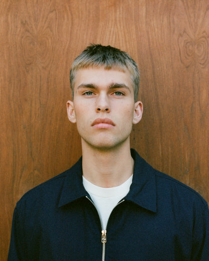 LOFT ZIP TWILL SHIRT