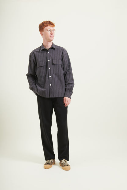 LUNAR RELAXED FIT TEXTURED OVERSHIRT