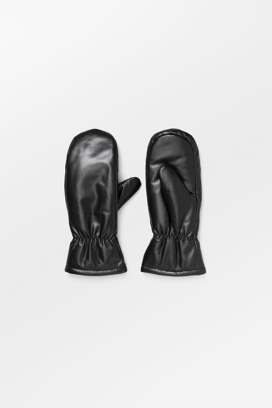 Leather Nylona Mitten