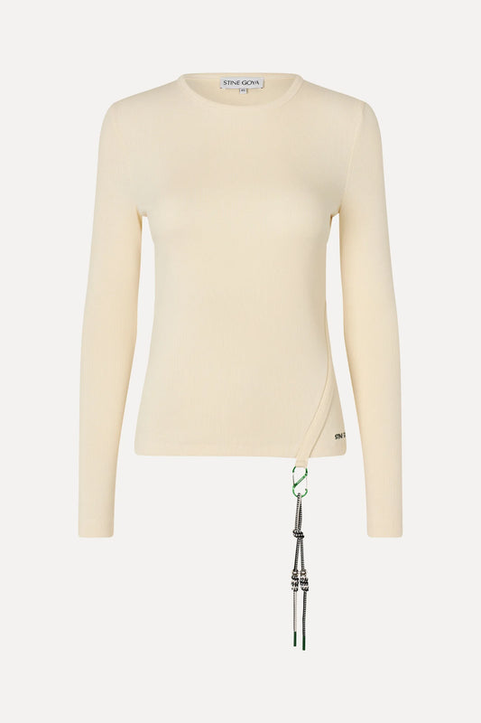 Rib, Long Sleeve Carabiner Rib Top