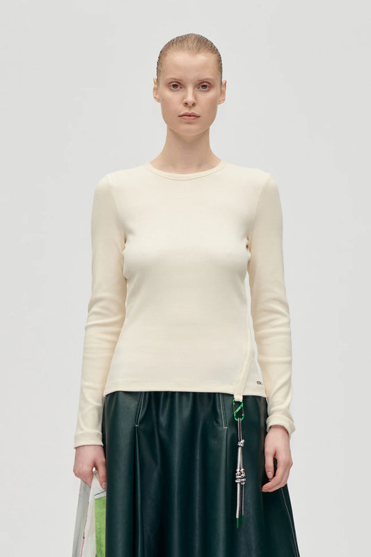 Rib, Long Sleeve Carabiner Rib Top