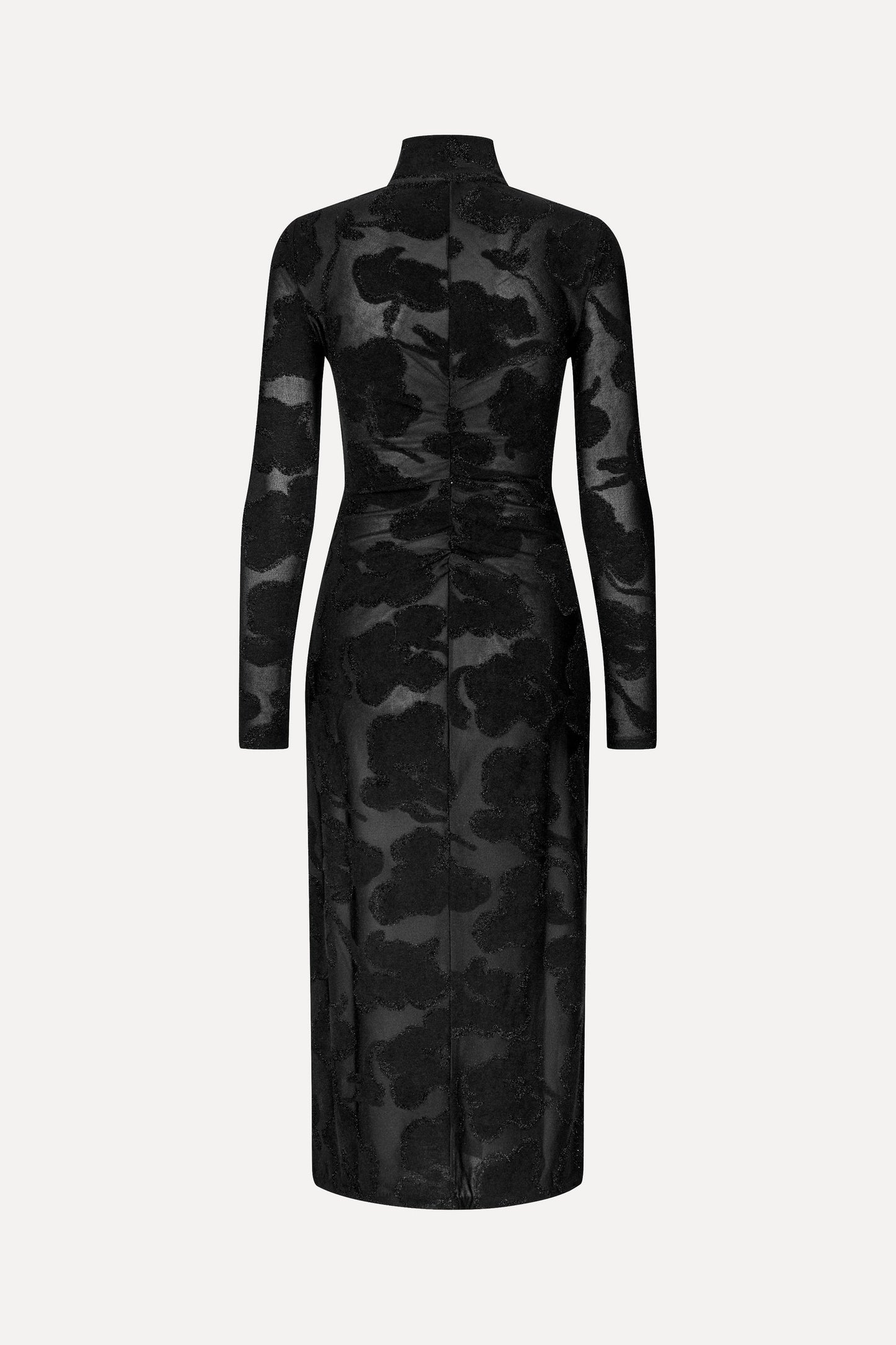 Lurex Jersey, Long Sleeve Zip Dress