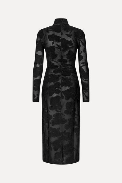 Lurex Jersey, Long Sleeve Zip Dress