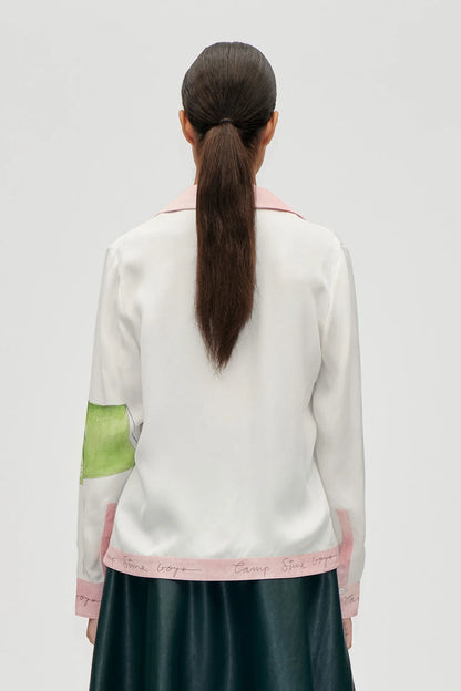 Dry Viscose, Loose Long Sleeve Shirt