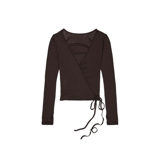 Luna Wrap Blouse