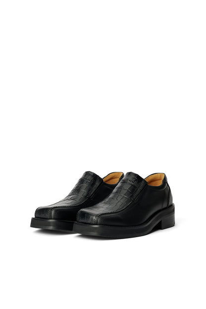 MOOG croco loafers