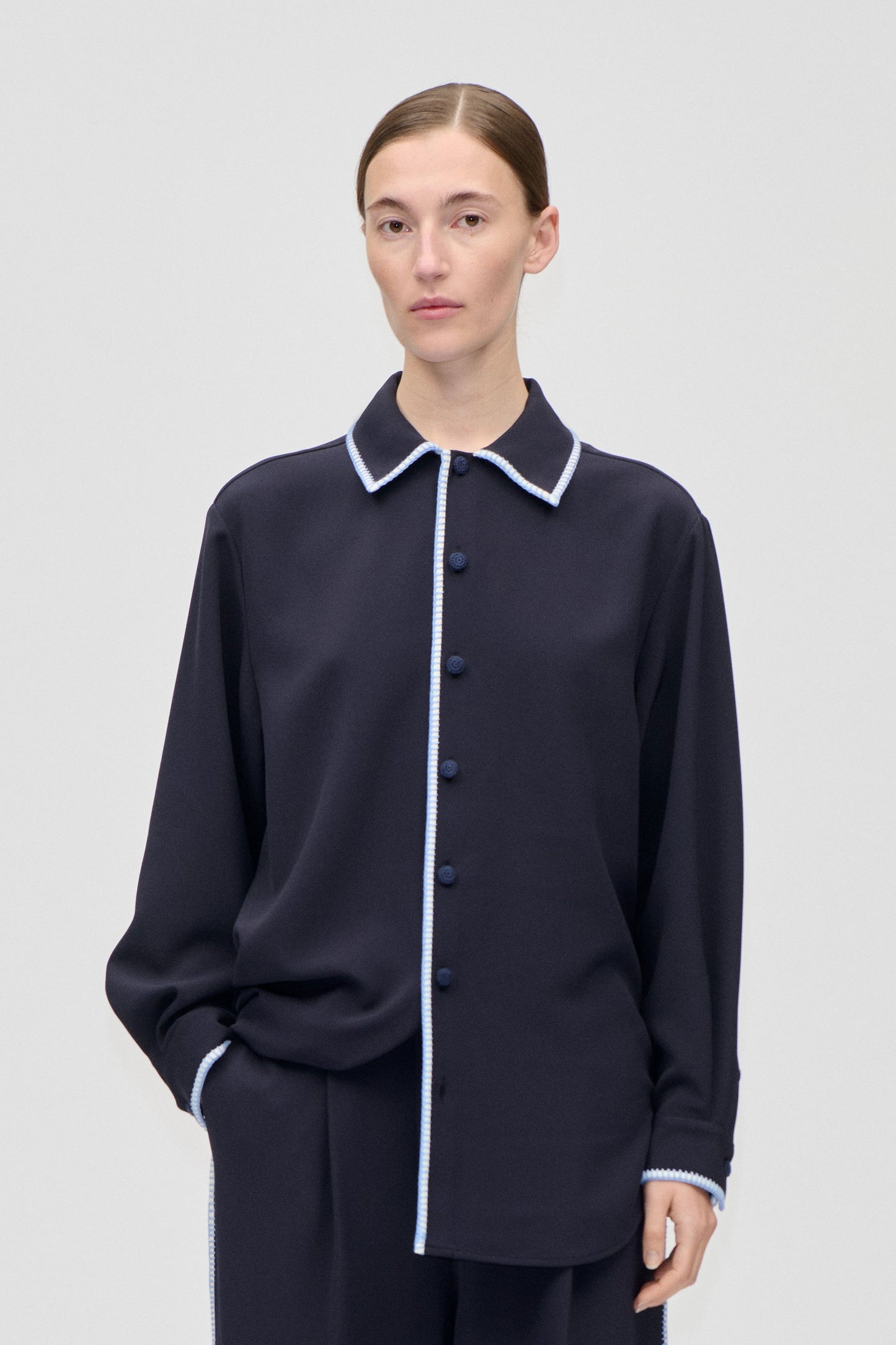 Fluid Cady, Pocket Oversized Shirt
