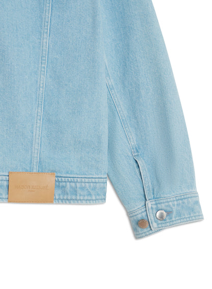 ZIPPED DENIM JACKET