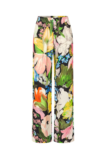 Heavy Dry Viscose, Elasticated Long Pants