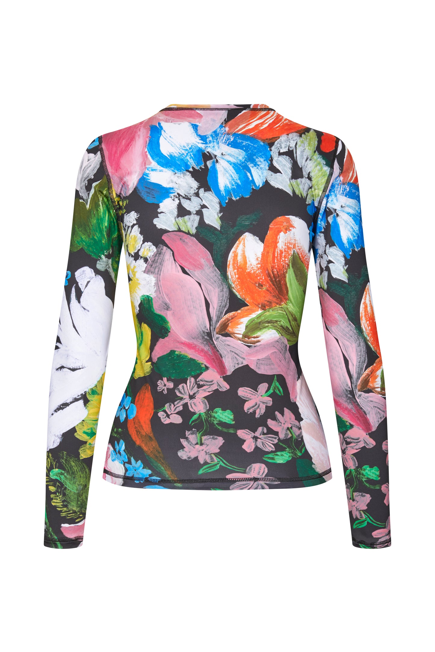 Stocking Jersey, Elastic Long Sleeve Top