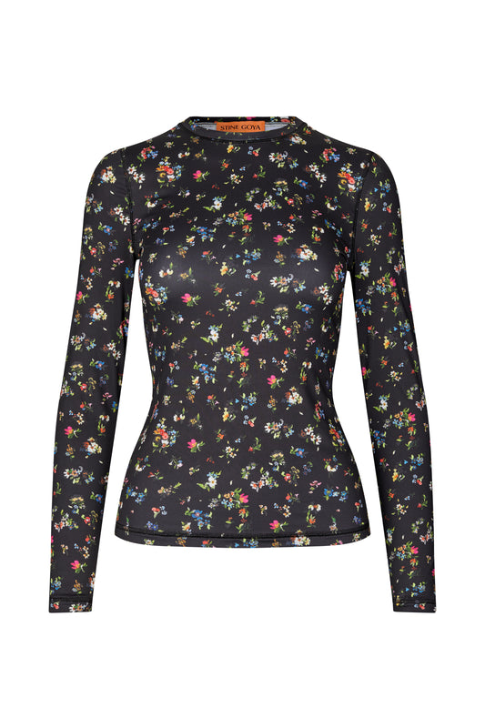 Stocking Jersey, Elastic Long Sleeve Top