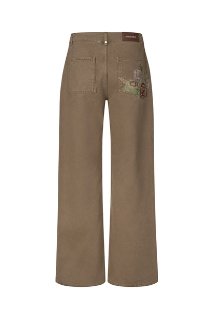 2453 Double Rinse Denim, Baggy Fit Pants