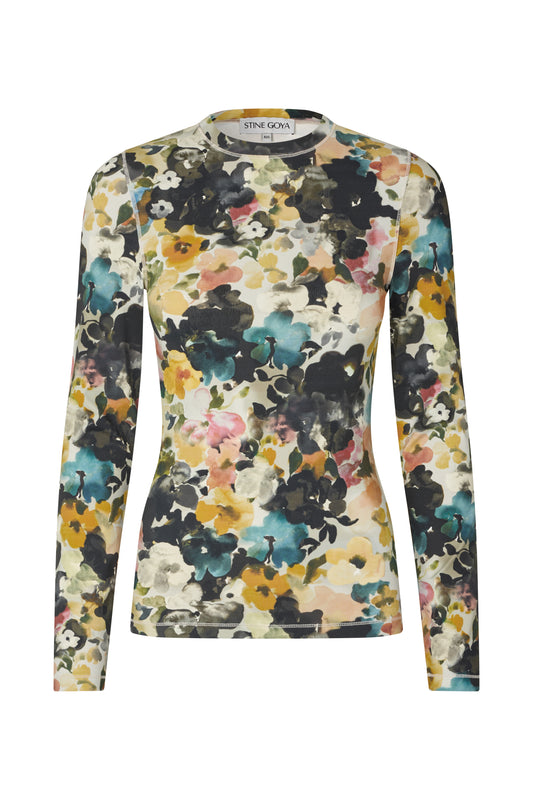 2542 Heavy Stocking Jersey, Elastic Long Sleeve Top