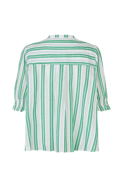 2367 Smocked Cotton, Smocked Gathered Top