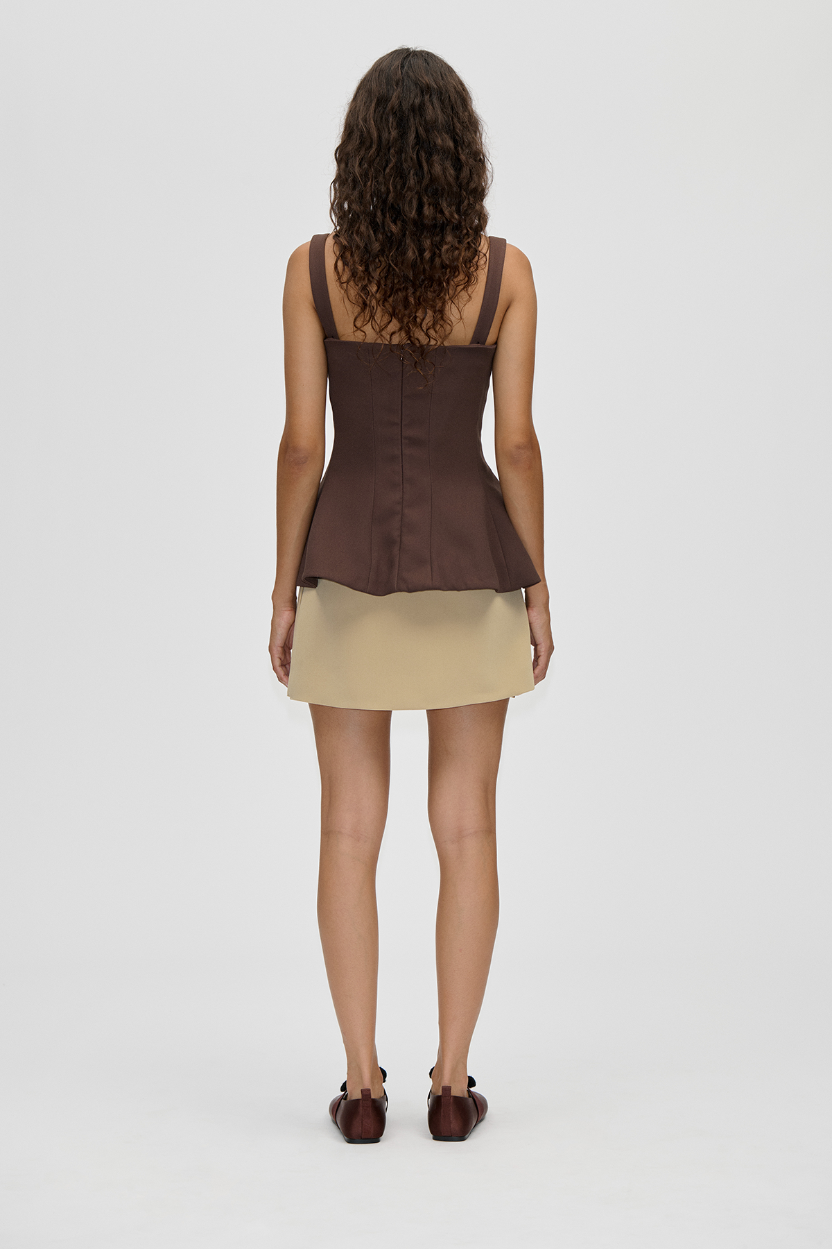 2330 Double Sided Crepe, Elevated Structured Top