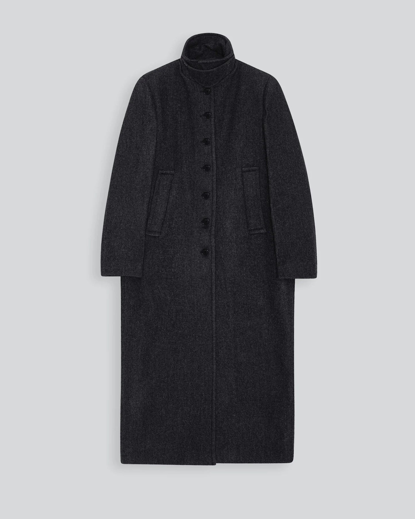 SINGLE WOOL COAT