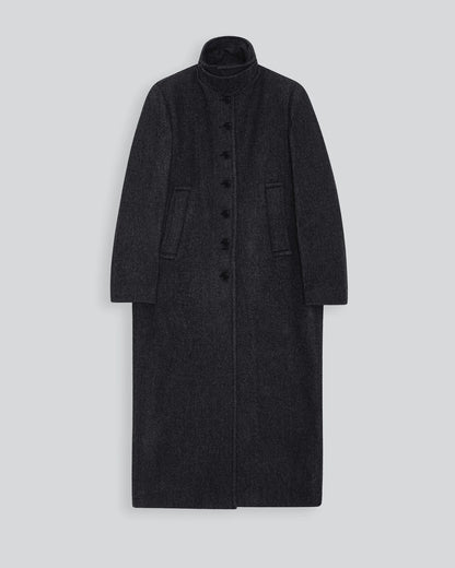 SINGLE WOOL COAT