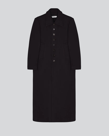 SINGLE WOOL COAT