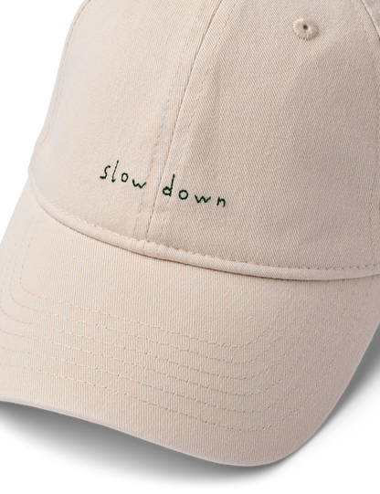 SLOW DOWN WASHED CAP